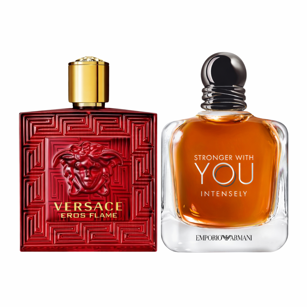 Versace Eros Flame 100ml & Stronger With You Intensely 100ml 2-Pack