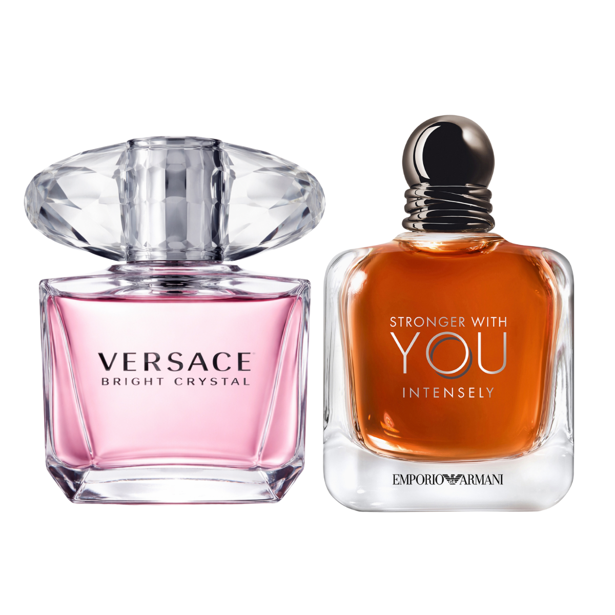 Versace bright crystal EDT 90ml & Stronger With You Intensely 100ml  – Pack of 2