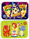 Target Gift Card - LOT of 2 - Pizza, Birthday Party Animals - NO Value